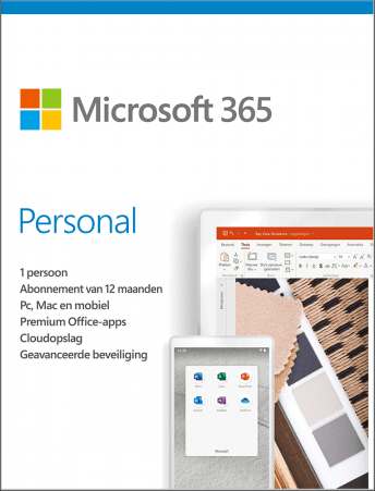 Microsoft 365 Personal meertalig - 1 jaar - ESD